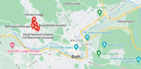 Hospitals in and around Bath that we suport with Live in Care