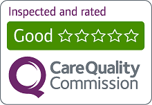 The Care Quality Commission logo shows that this live in care agency is rated as being a good live in care agency